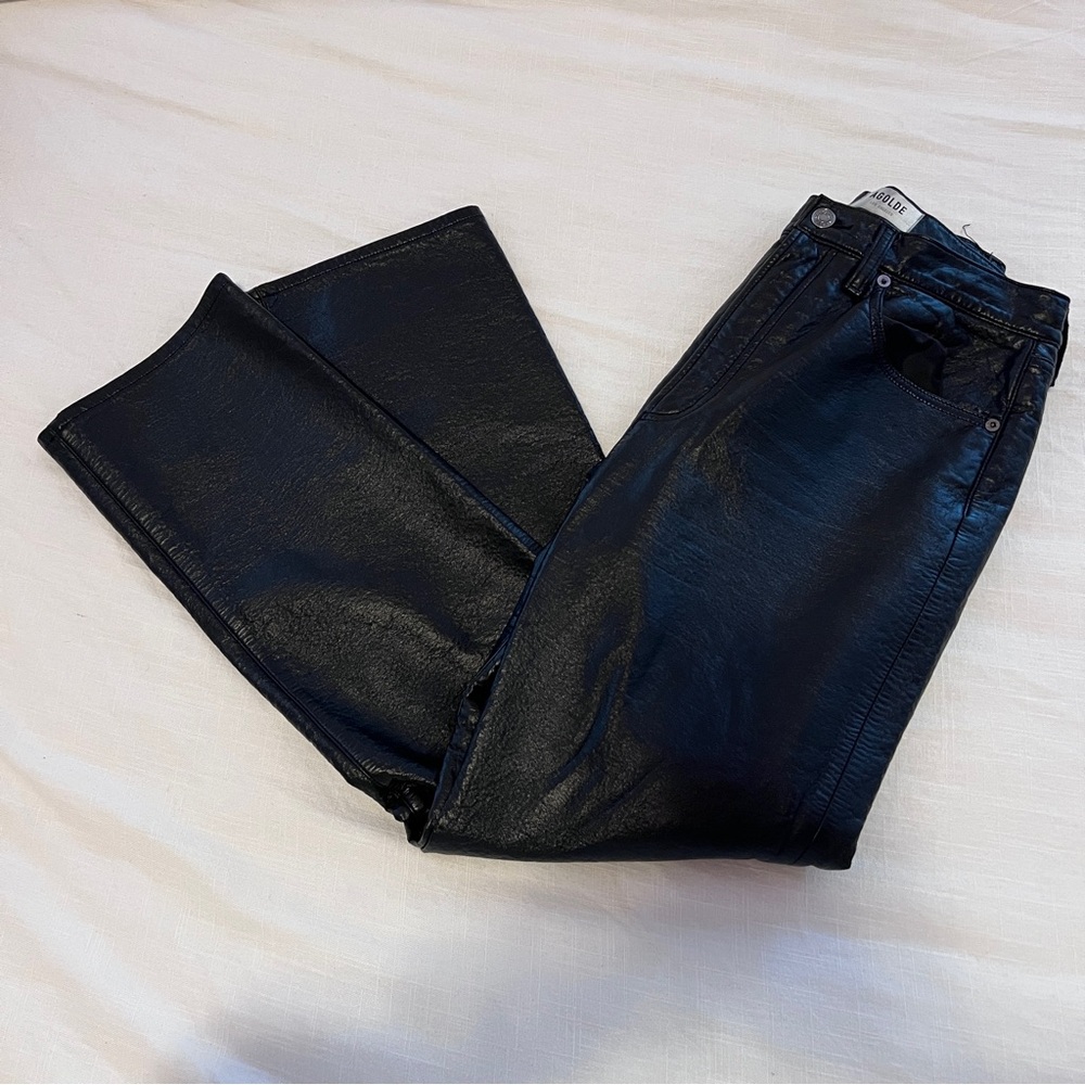 AGOLDE Leather Pants